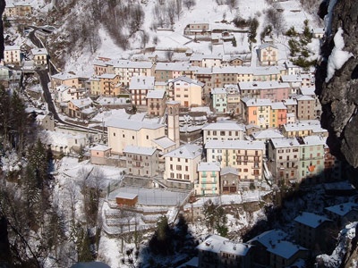 Panoramica sul centro abitato