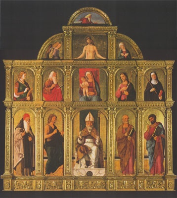 Polittico di Sant' Ambrogio secolo XV (Chiesa Parrocchiale)